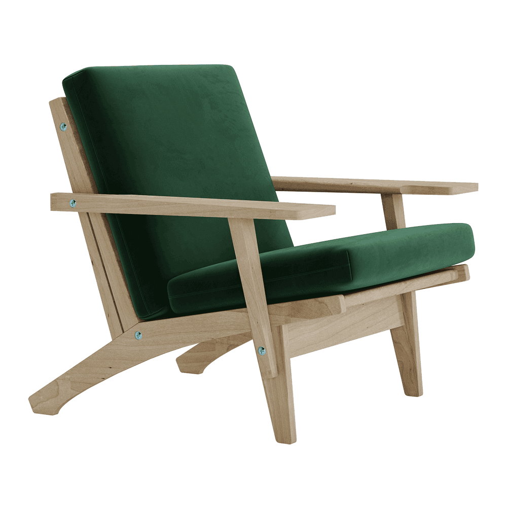 Katso kuva koko näytöllä Pehmustesetti Wegner GE 370 -tuoliin, veluuri