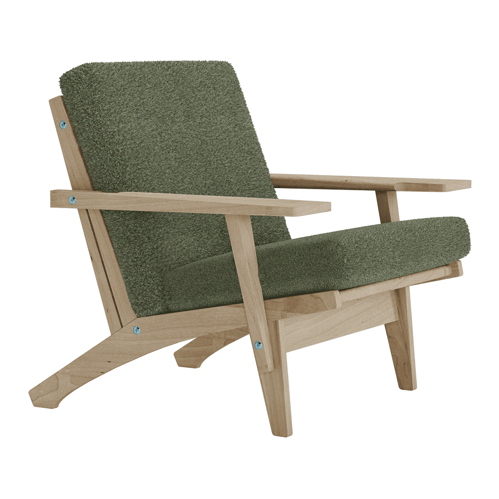 Katso kuva koko näytöllä Pehmustesetti Wegner GE 370 -tuoliin, buklee