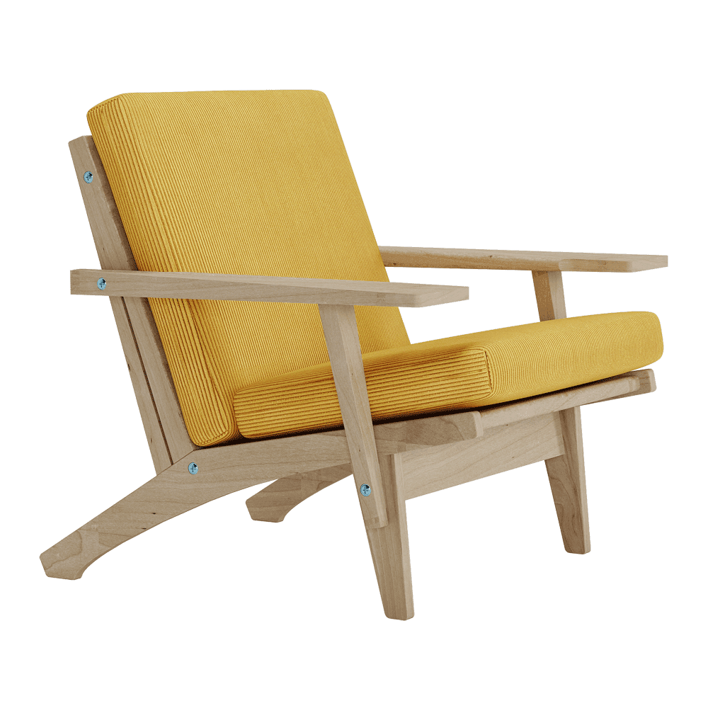 Katso kuva koko näytöllä Pehmustesetti Wegner GE 370 -tuoliin, Velvet