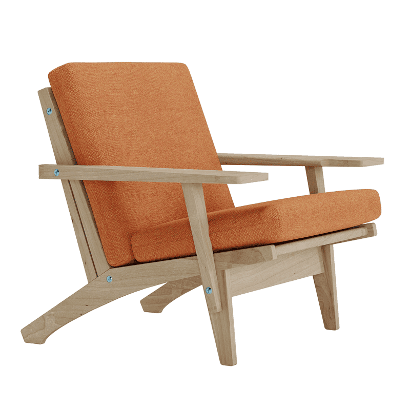Katso kuva koko näytöllä Pehmustesetti Wegner GE 370 -tuoliin, villa