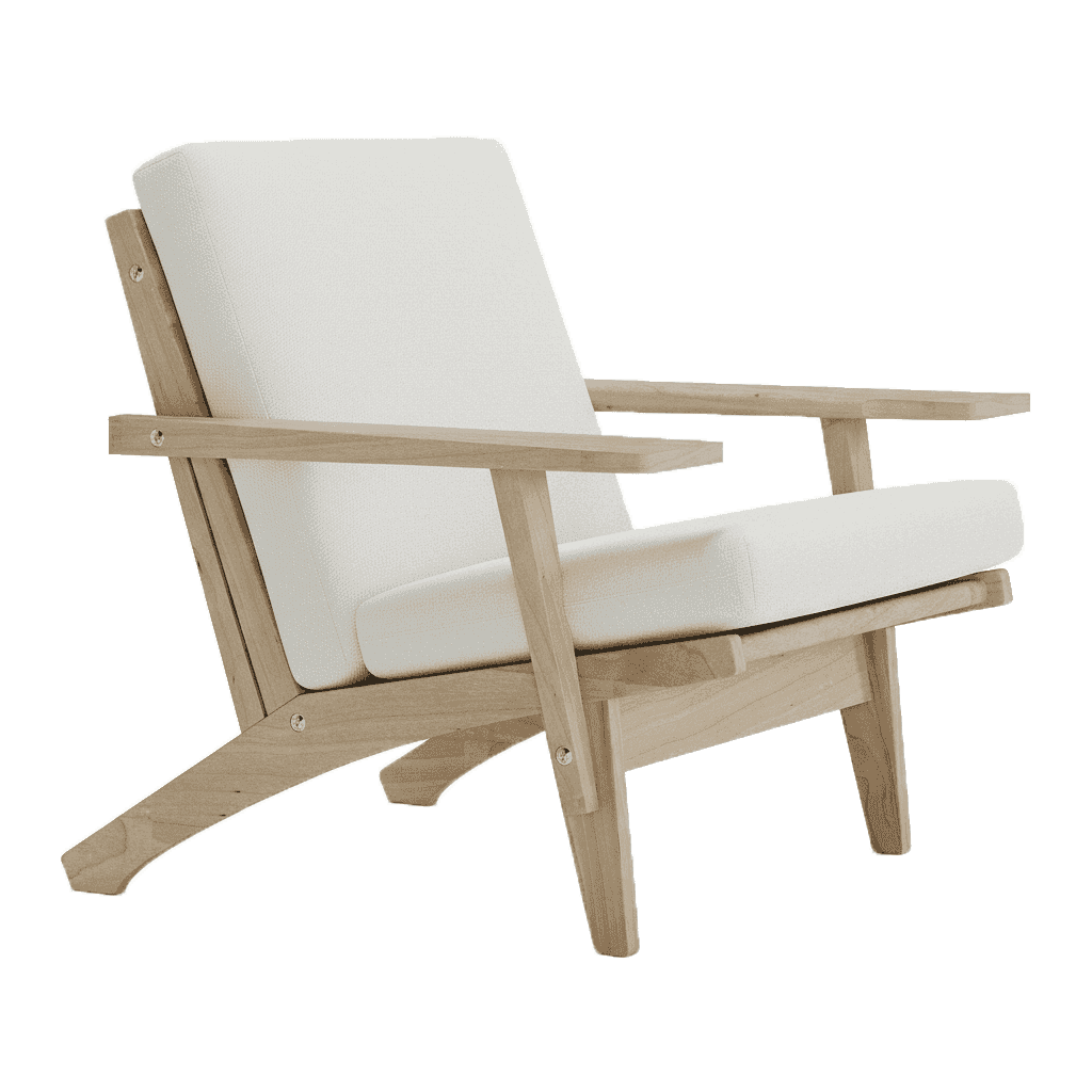 View image full screen Pehmustesetti Wegner GE 370 -tuoliin, Cosy