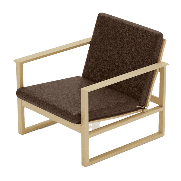 Pehmustesetti Børge Mogensen 2256 -tuoliin, nahka - Dark brown - S3002