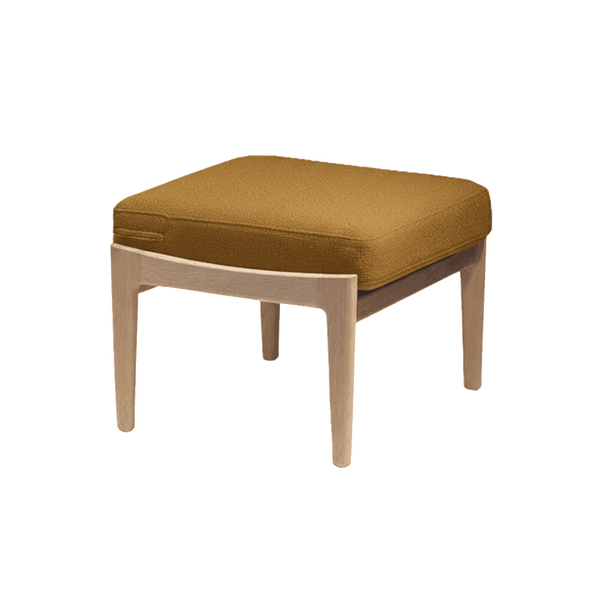 Pehmuste Wegner GE 290S -jakkaraan, villa - Yellow - S7005