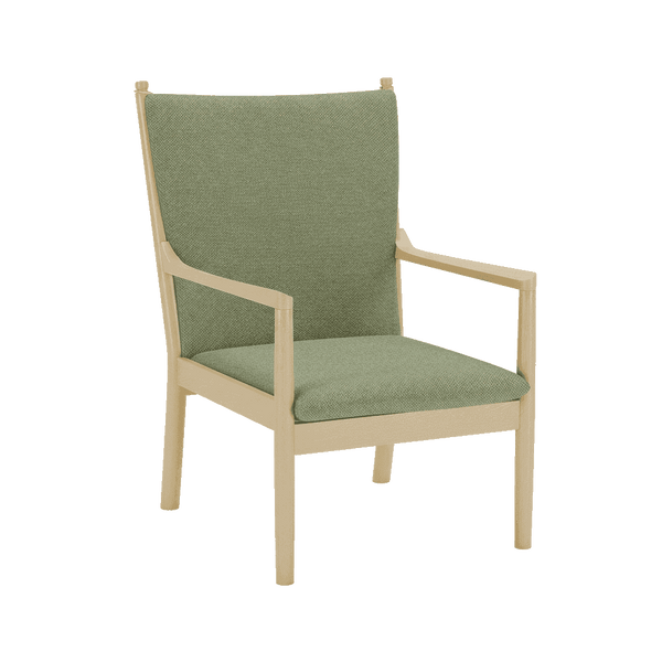 Pehmustesetti Wegner 1788 -tuoliin, Cosy - Dusty green - S8115