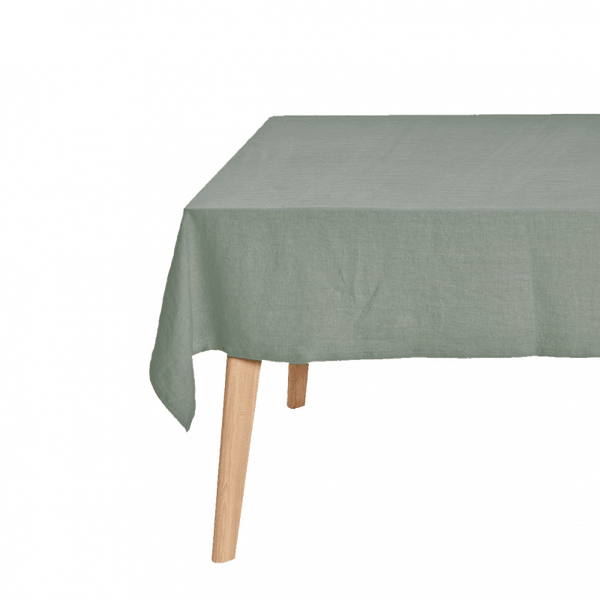Luomupellavapöytäliina, khaki