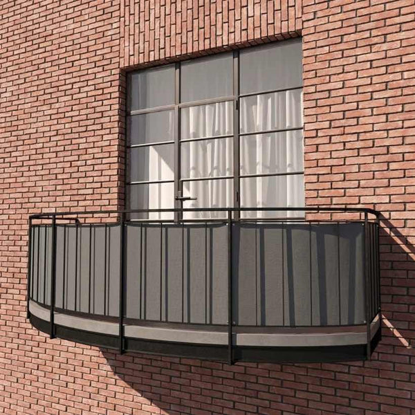 Parvekkeen näkösuoja Sunproof-olefiinia - Chrome - S5205
