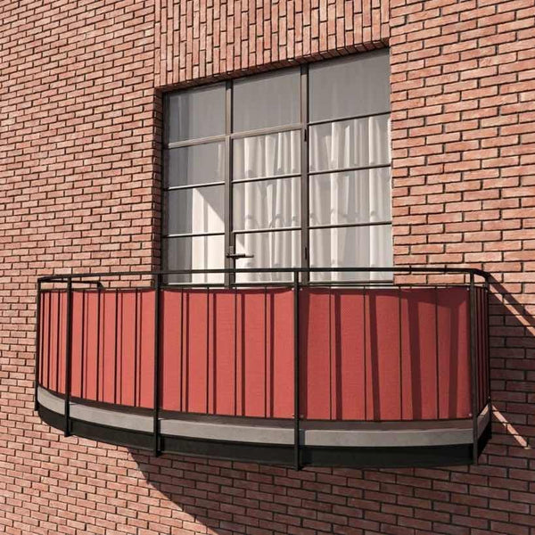 Parvekkeen näkösuoja Sunproof-olefiinia - Burgundy - S5215
