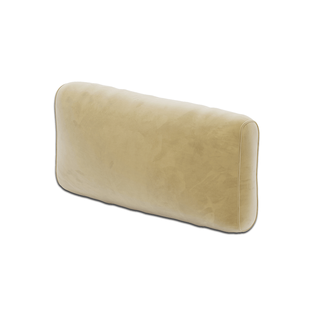 Pehmeä selkänojatyyny mittojen mukaan, Velour