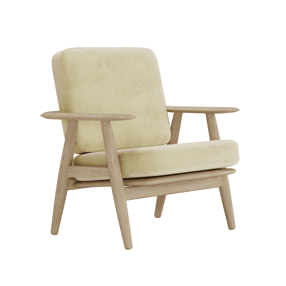 Pehmustesetti Wegner GE 240/290 -tuoliin, veluuri