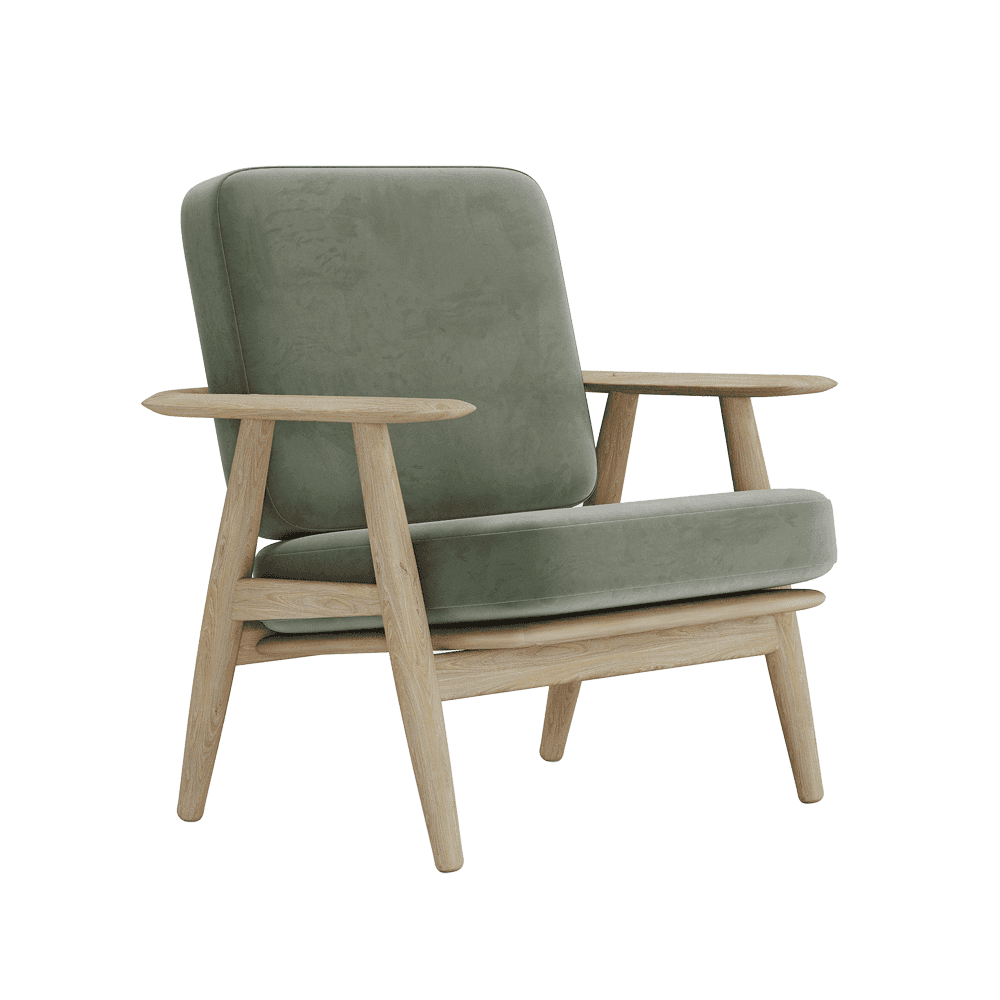 Pehmustesetti Wegner GE 240/290 -tuoliin, veluuri