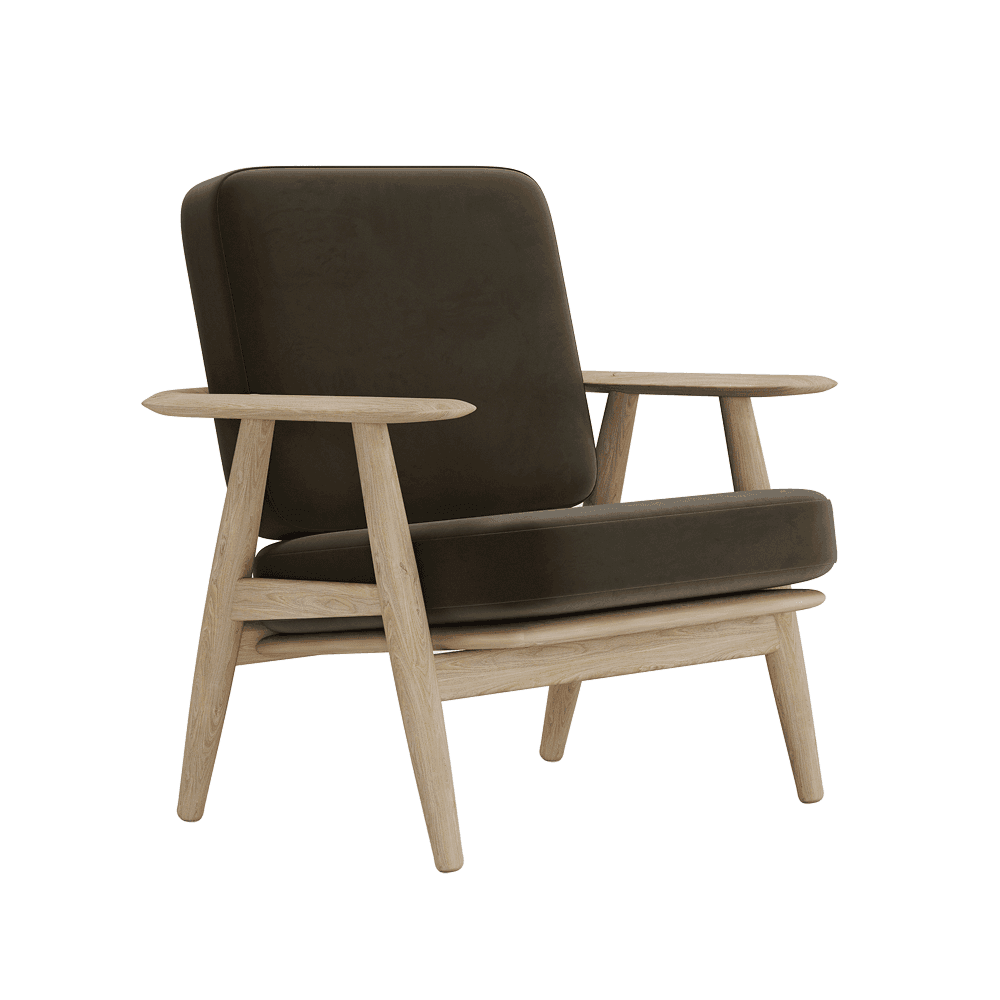Pehmustesetti Wegner GE 240/290 -tuoliin, veluuri