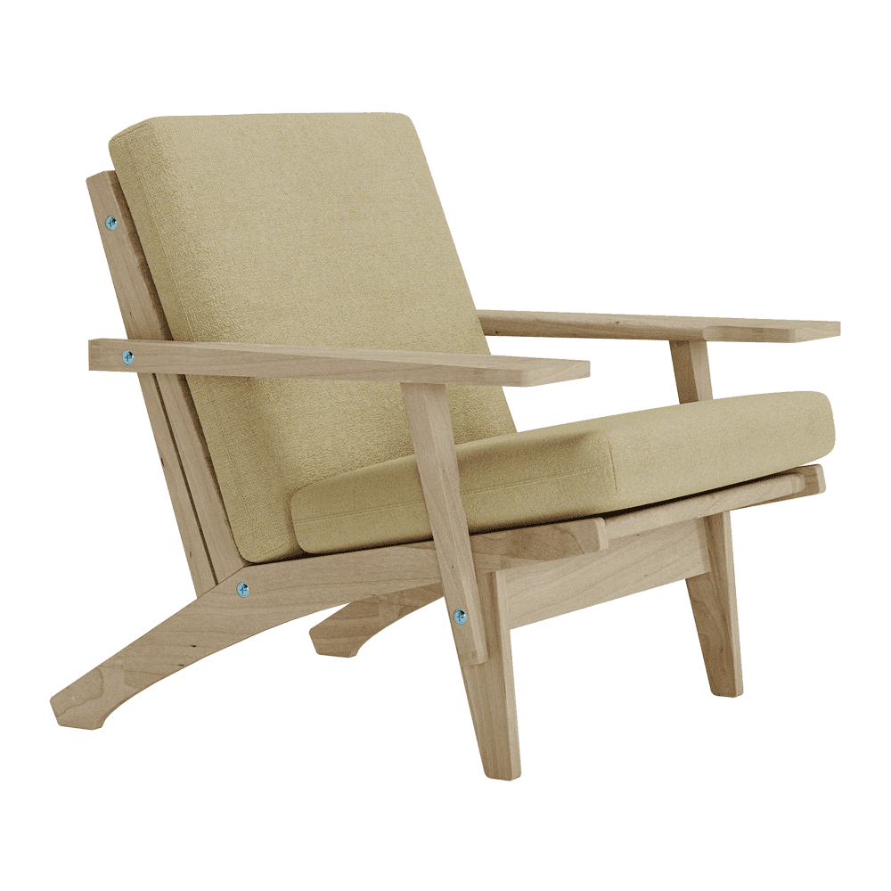 Pehmustesetti Wegner GE 370 -tuoliin, villa