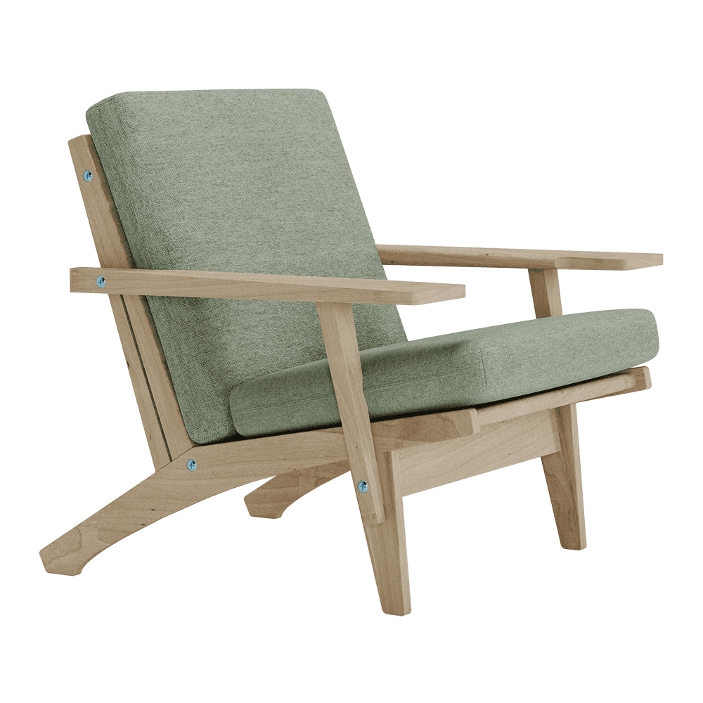Pehmustesetti Wegner GE 370 -tuoliin, villa