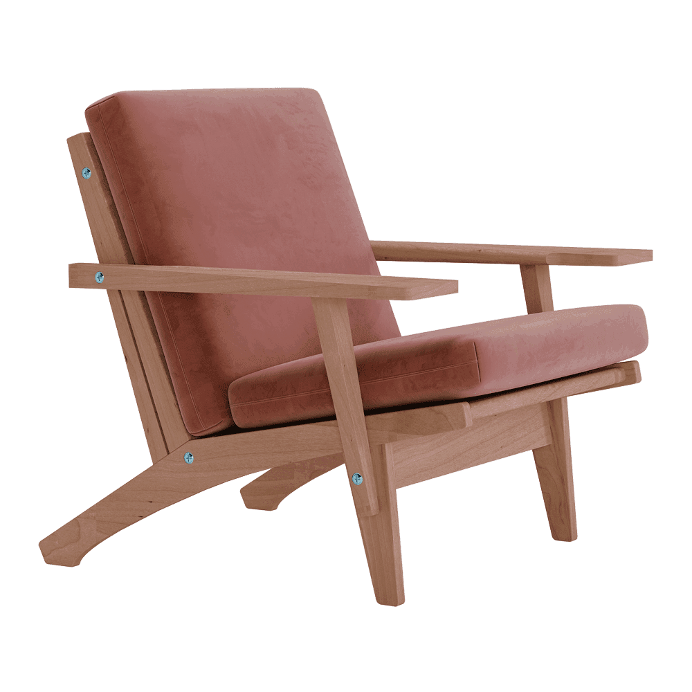 Pehmustesetti Wegner GE 370 -tuoliin, veluuri