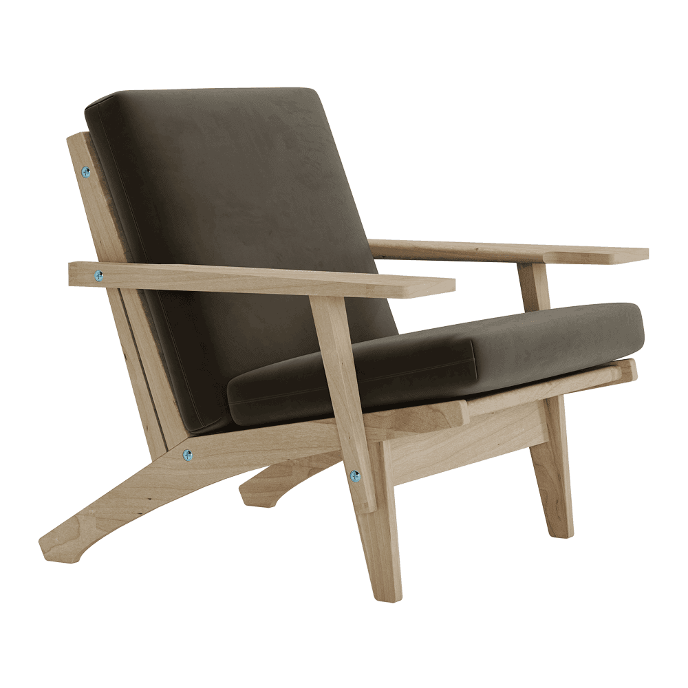 Pehmustesetti Wegner GE 370 -tuoliin, veluuri