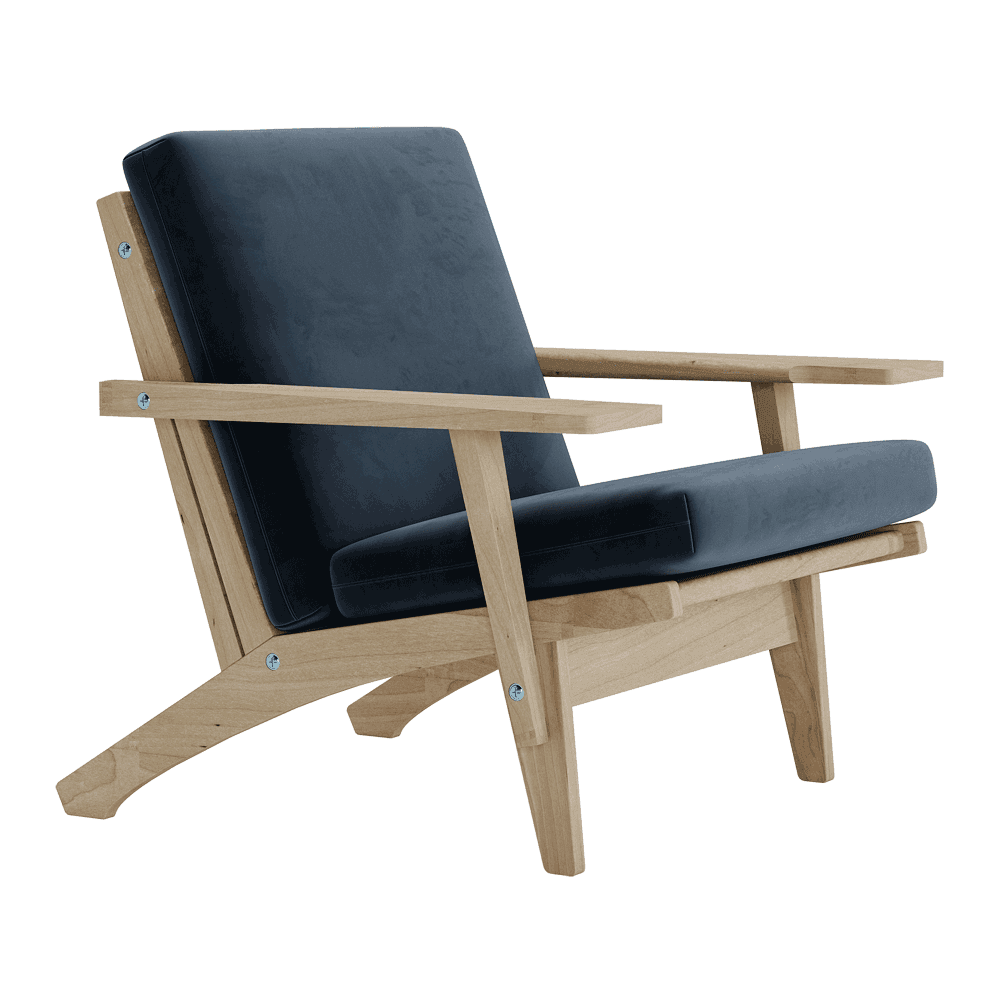 Pehmustesetti Wegner GE 370 -tuoliin, veluuri