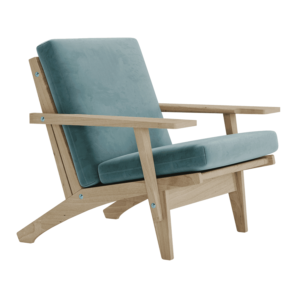 Pehmustesetti Wegner GE 370 -tuoliin, veluuri