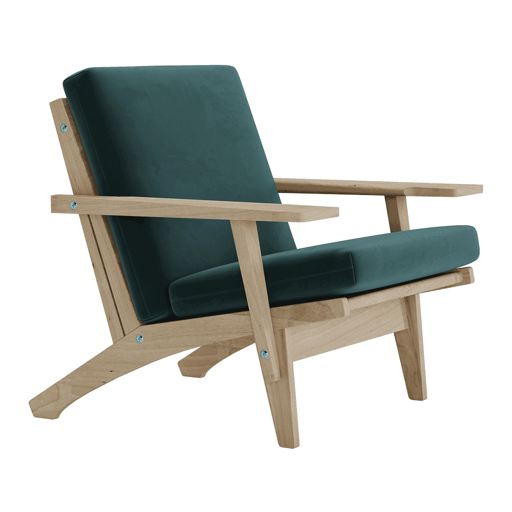 Pehmustesetti Wegner GE 370 -tuoliin, veluuri
