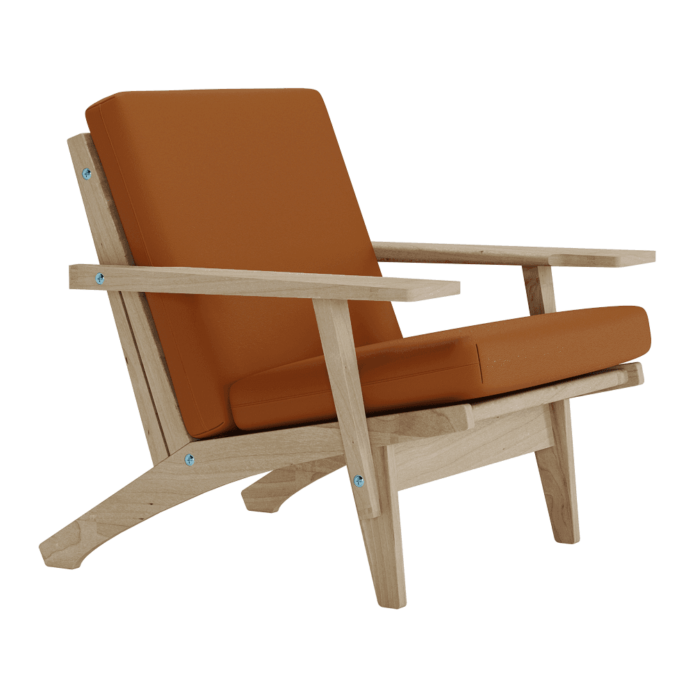 Pehmustesetti Wegner GE 370 -tuoliin, nahka