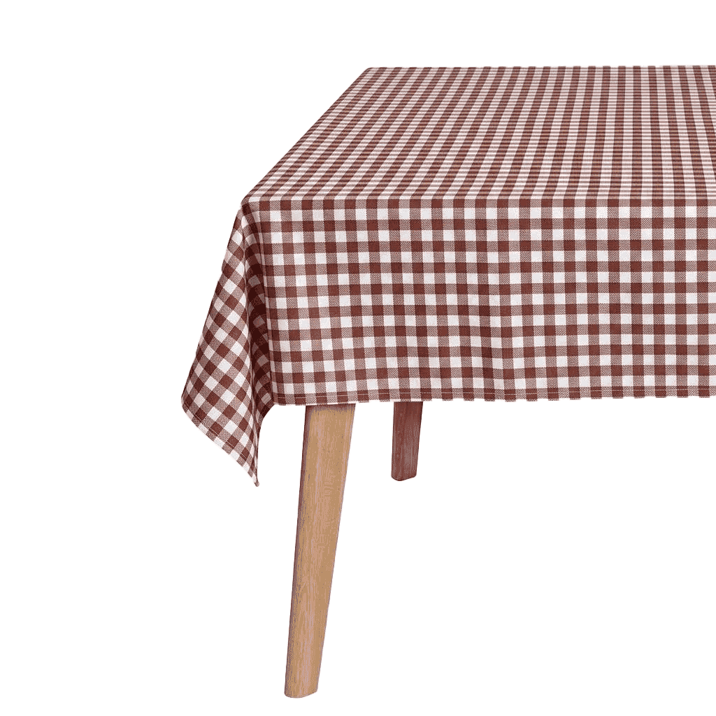 Ruudullinen pöytäliina mittojen mukaan