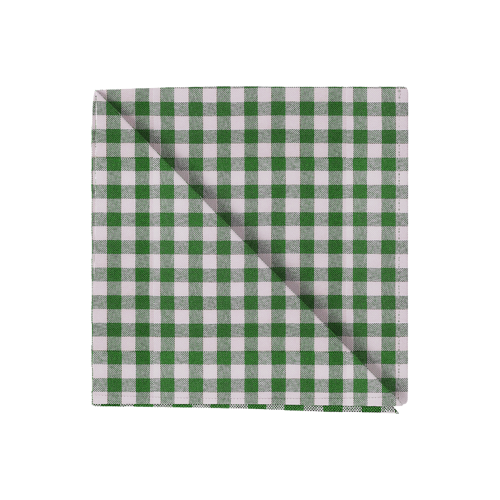 Ruudullinen puuvillalautasliina