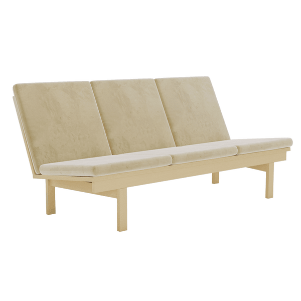Pehmustesetti Wegner GE 240/290 -tuoliin, veluuri - Velour - Sand - S6002.