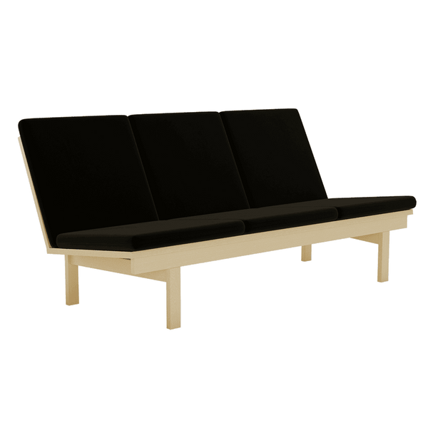 Pehmustesetti Wegner GE 240/290 -tuoliin, veluuri - Velour - Black - S6014.