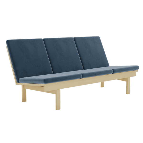 Pehmustesetti Wegner GE 240/290 -tuoliin, veluuri - Velour - Greenness - S6016.