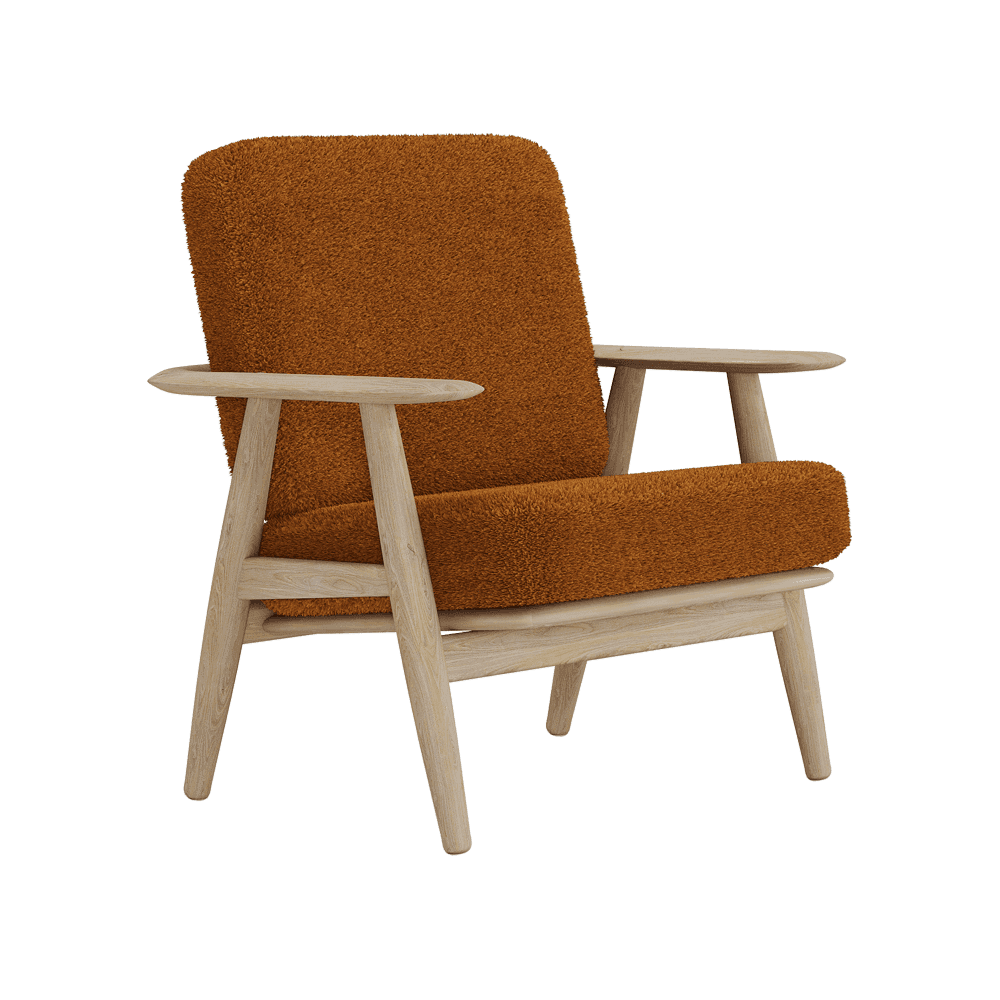 Pehmustesetti Wegner GE 240/290 -tuoliin, buklee