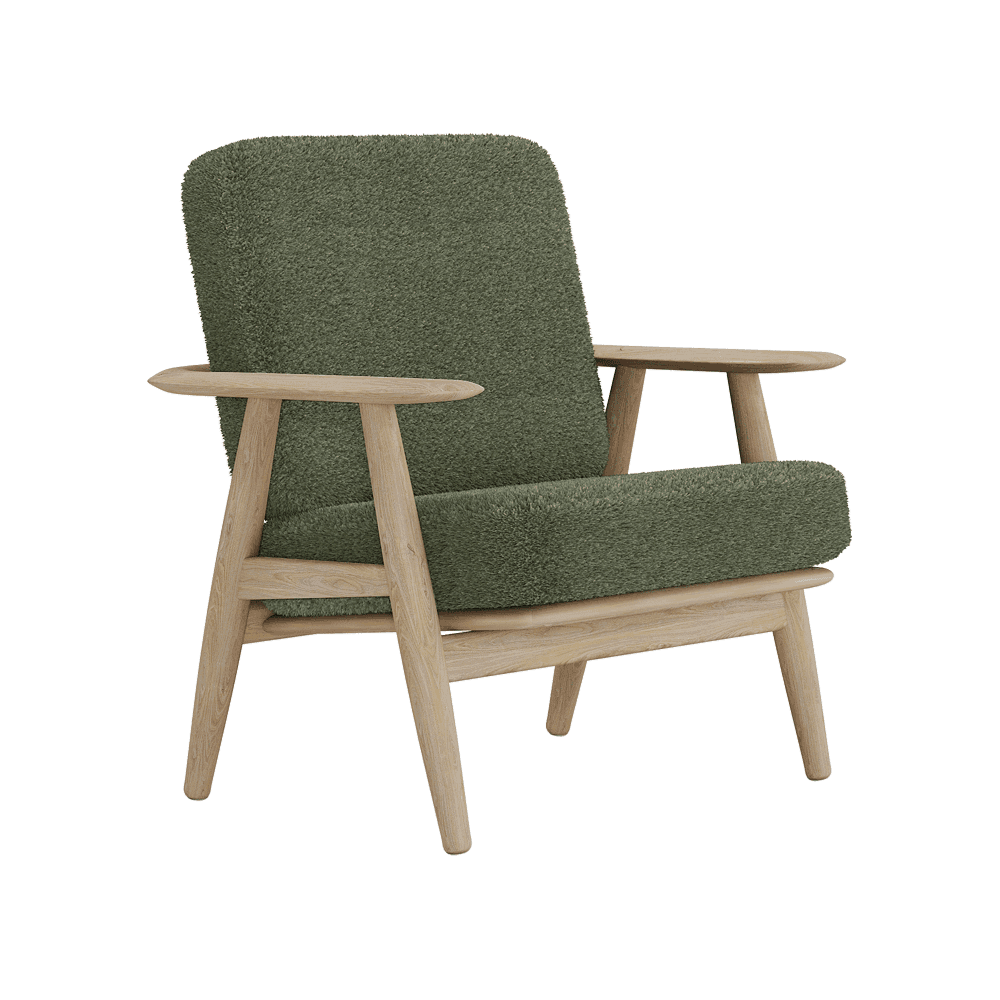Pehmustesetti Wegner GE 240/290 -tuoliin, buklee