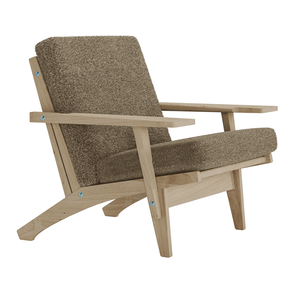 Pehmustesetti Wegner GE 370 -tuoliin, buklee