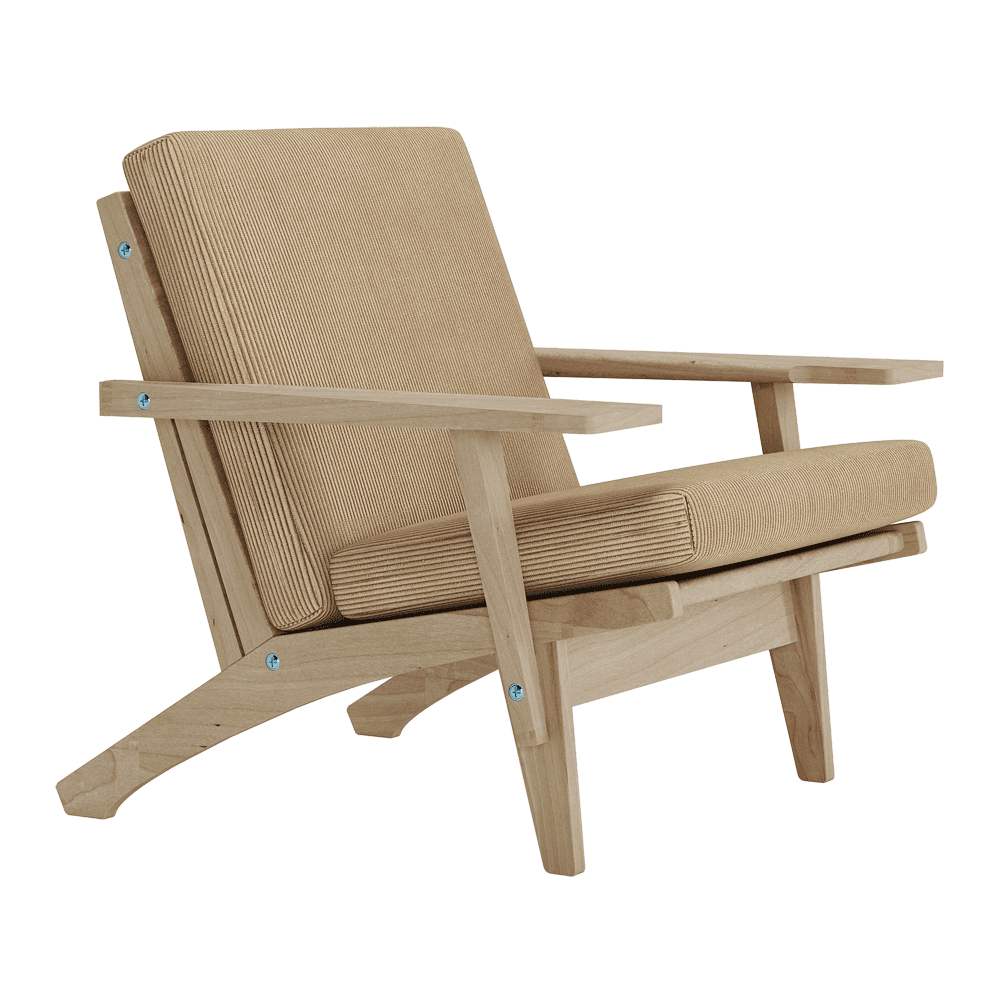 Pehmustesetti Wegner GE 370 -tuoliin, Velvet