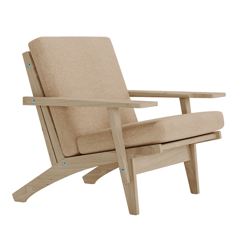 Pehmustesetti Wegner GE 370 -tuoliin, villa