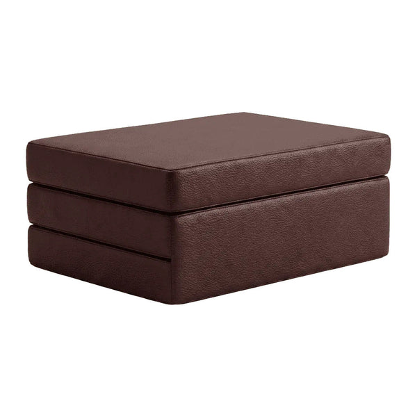 Taittopatja mittojen mukaan, keinonahka - Aubergine - S3103