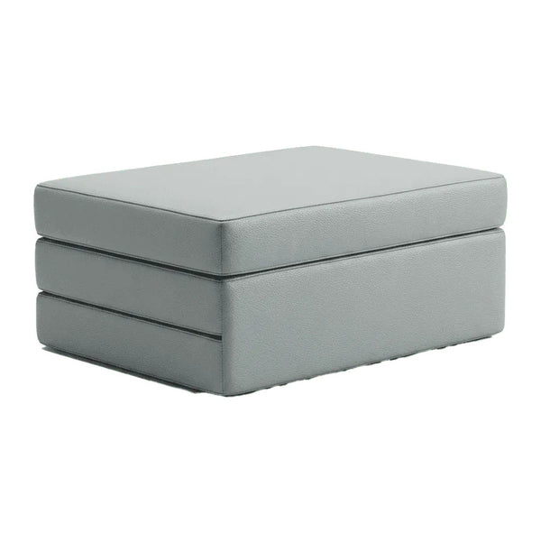 Taittopatja mittojen mukaan, keinonahka - Aluminium - S3104