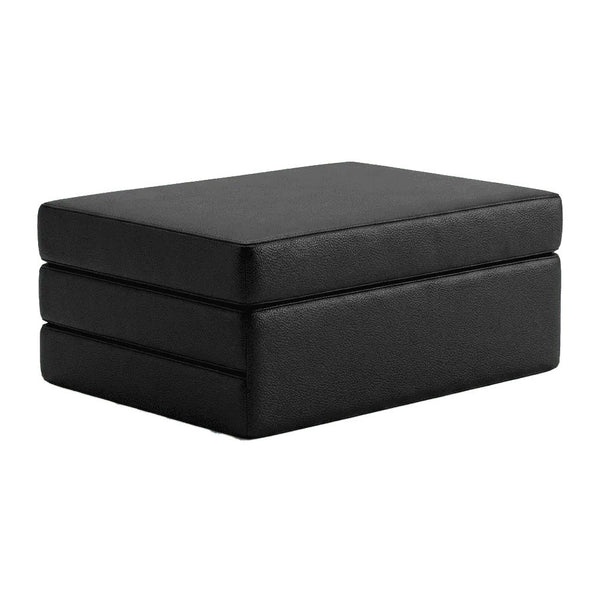 Taittopatja mittojen mukaan, keinonahka - Black - S3107