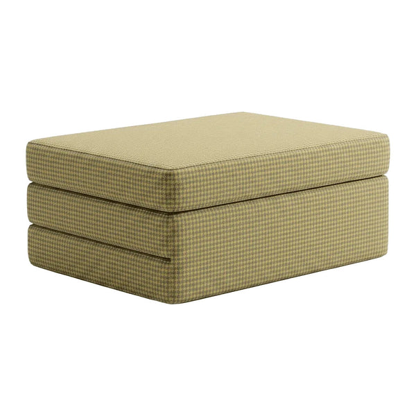 Taittopatja mittojen mukaan, kuviollinen villa - Oil Yellow - S7103