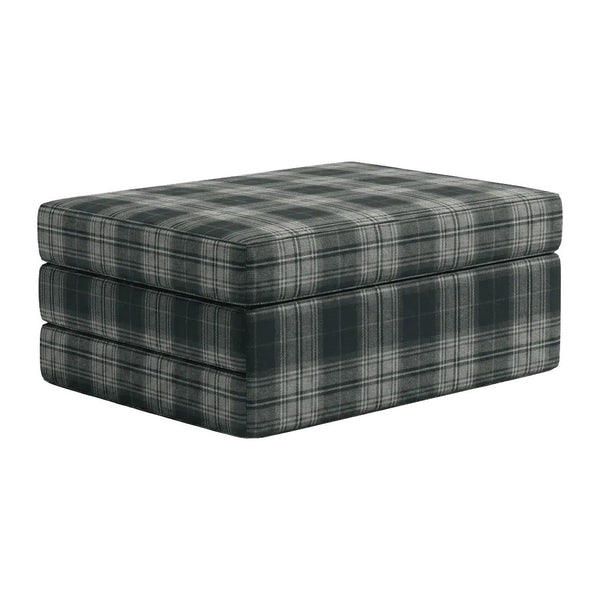 Taittopatja mittojen mukaan, kuviollinen villa - Obsidian - S7211