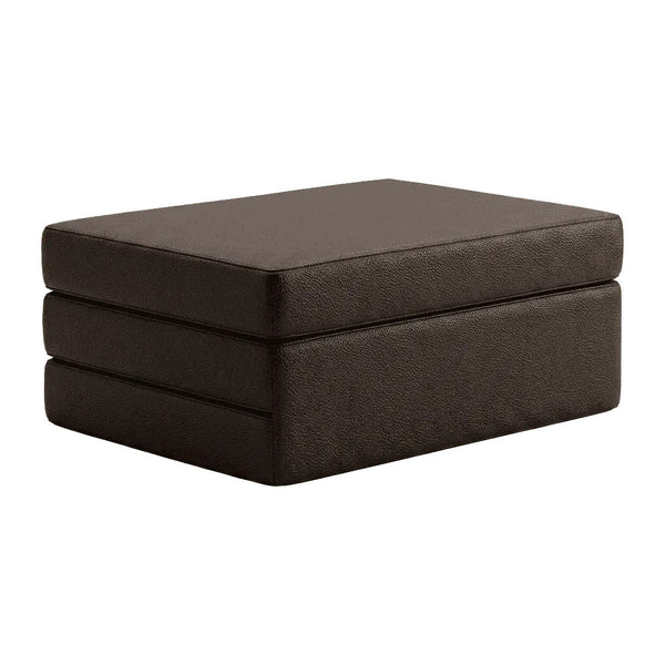 Taittopatja mittojen mukaan, nahka - Dark Brown - S3002