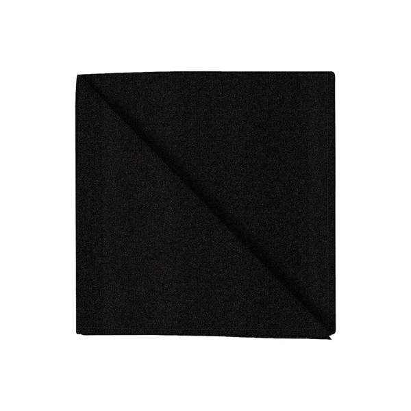 Puuvillainen lautasliina, sanforoitu - Black - D1002,