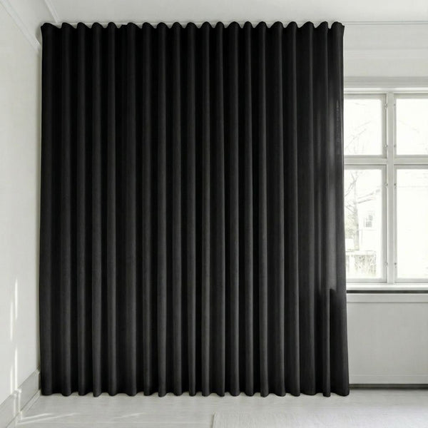 Veluuriverho mittojen mukaan – Bris - Soft Black - C2623