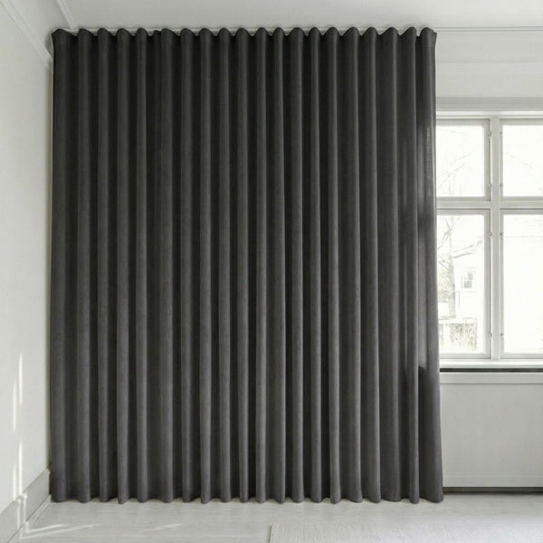 Veluuriverho mittojen mukaan – Bris - Charcoal - C2622