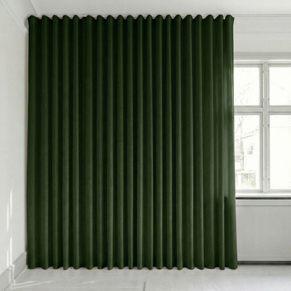 Veluuriverho mittojen mukaan – Bris - Moss Green - C2610