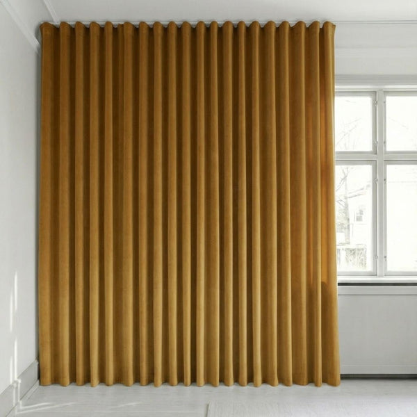 Veluuriverho mittojen mukaan – Bris - Mustard Gold - C2643