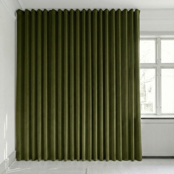 Veluuriverho mittojen mukaan – Bris - Olive Drab - C2611