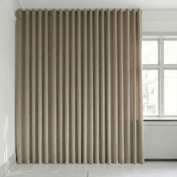Veluuriverho mittojen mukaan – Bris - Beige Nude - C2631