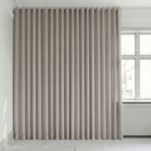 Veluuriverho mittojen mukaan – Bris - Silver Gray - C2619
