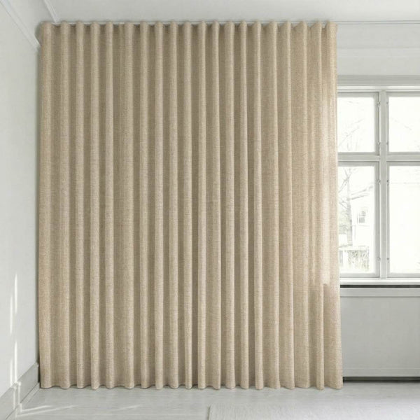 Puoliläpikuultava verho mittojen mukaan – Disa - Oatmeal Beige - C2421