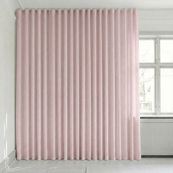 Puoliläpikuultava verho mittojen mukaan – Disa - Blush Pink - C2405