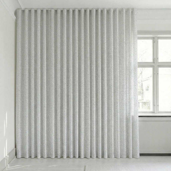 Puoliläpikuultava verho mittojen mukaan – Disa - Platinum Gray - C2407